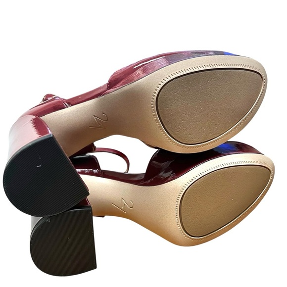 Naturalizer 27 Edit 6.5M Mauve Pink Patent Leather Comfort Office Platform Pumps - Picture 7 of 11